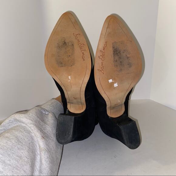 SAM EDELMAN womens pull on 2 inch booties size 9.5 - Picture 5 of 8